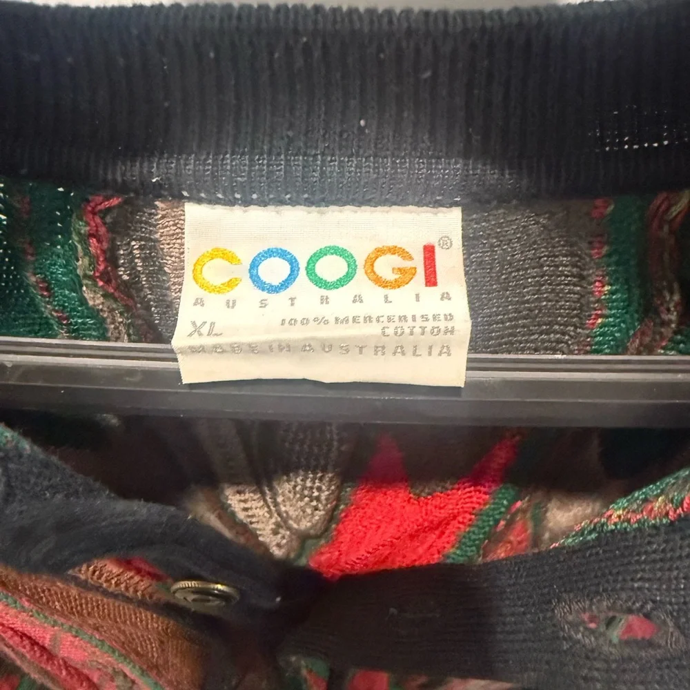 COOGI Multicolor Knit Sweater, Vintage - Picture 3 of 3